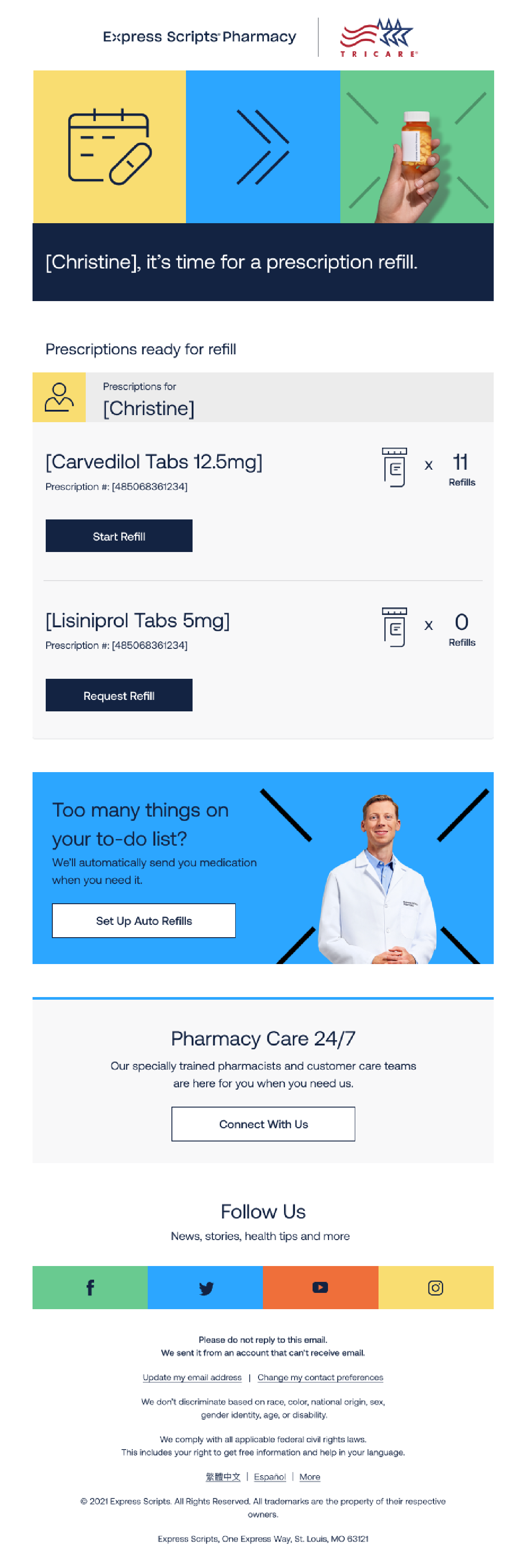 Express Scripts Pharmacy | Order Refill