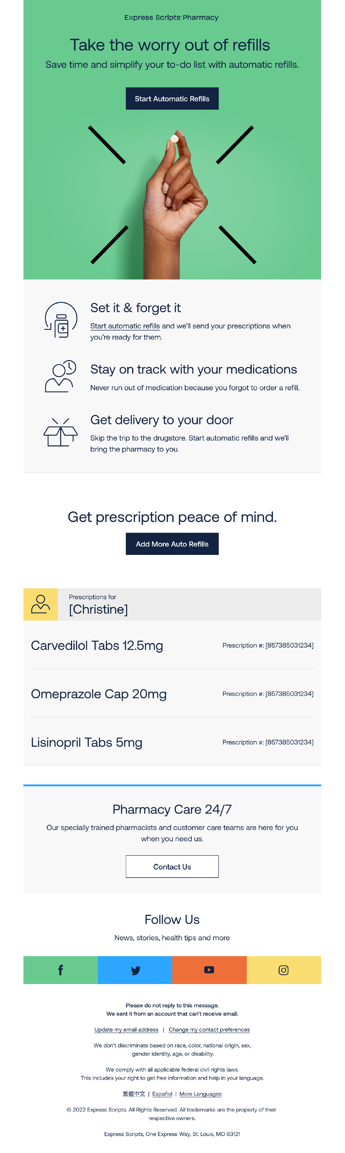 Express Scripts Pharmacy | Refill Promo